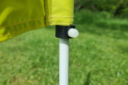 plastic fixing for golf hole placement marker  flag